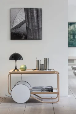 Artek Aalto serveringsvagn 901, vit - björk