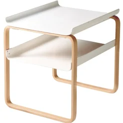 Artek Aalto sidobord 915, vit - björk