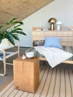 Artek Aalto sidobord 915, vit - björk