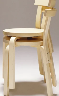 Artek Aalto stol 68, björk