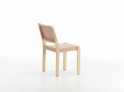Artek Aalto stol 611, björk - naturlig/röd vävning