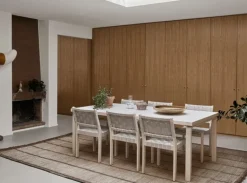 Artek Aalto stol 611, björk - naturlig/svart vävning