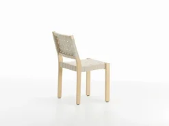 Artek Aalto stol 611, björk - naturlig/vit vävning