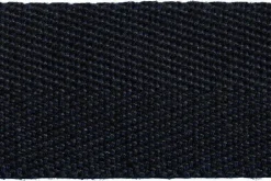 Artek Aalto stol 611, björk - svart/blå vävning