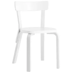 Artek Aalto stol 69, helvit