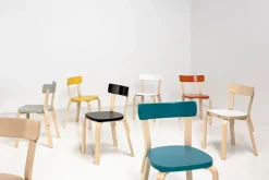 Artek Aalto stol 69, orange