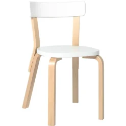 Artek Aalto stol 69, vit