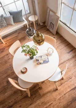 Artek Aalto stol 66, vit laminat