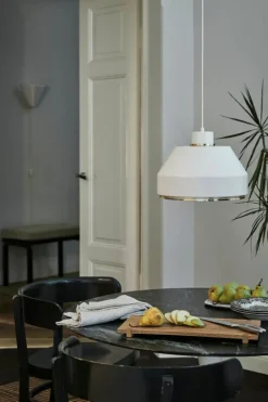 Artek AMA 500 pendellampa, vit - mässing