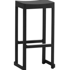 Artek Atelier barstol, 75 cm, svart