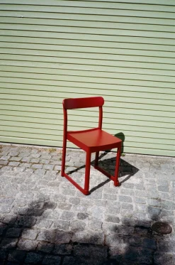 Artek Atelier stol, mörkröd