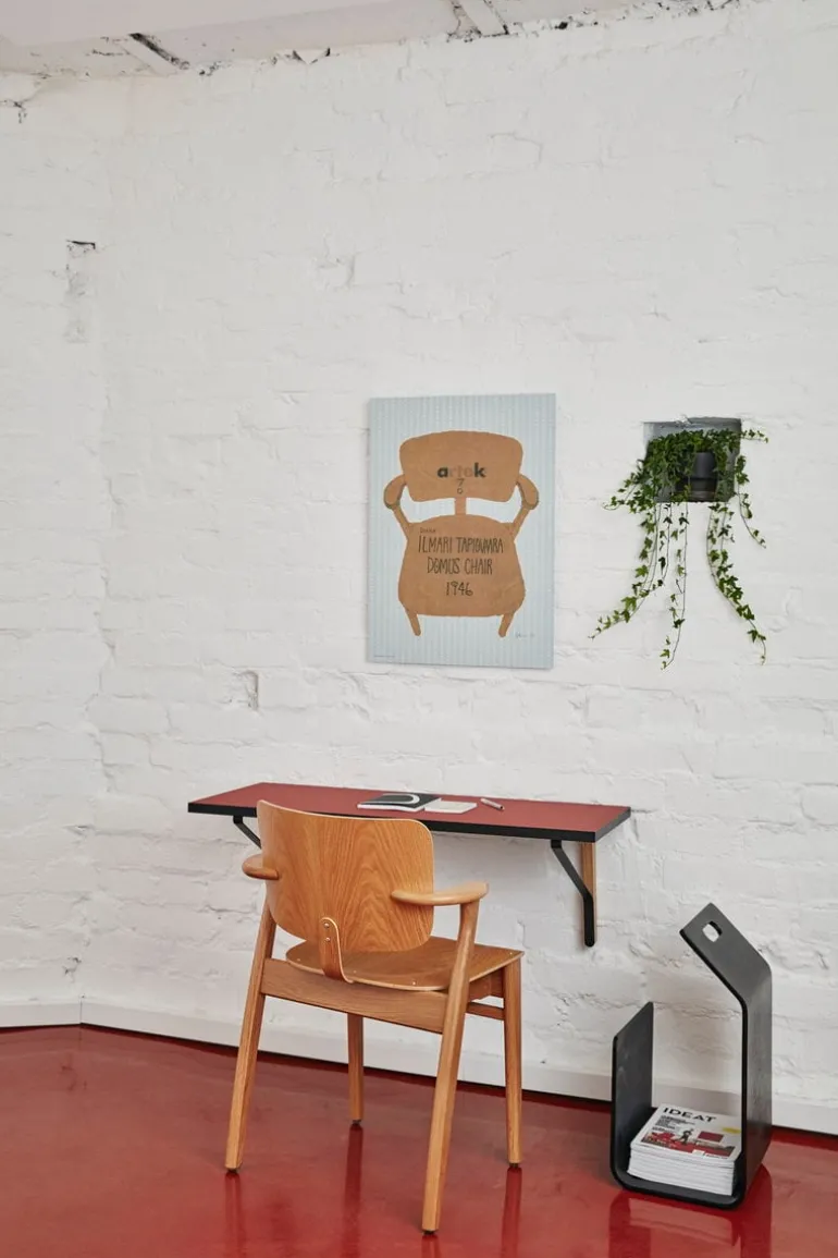 Artek Domus stol, lackad ek