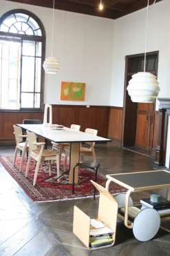 Artek Domus stol, lackerad björk