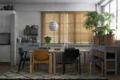 Artek Domus stol, stained honey