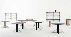 Artek Kaari bord REB 001, vitt laminat - ek