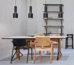 Artek Kaari bord REB 001, vitt laminat - ek