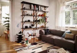 Artek Kaari vägghylla REB 009, svart - ek