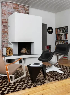 Artek Karuselli fåtölj, svart - vit