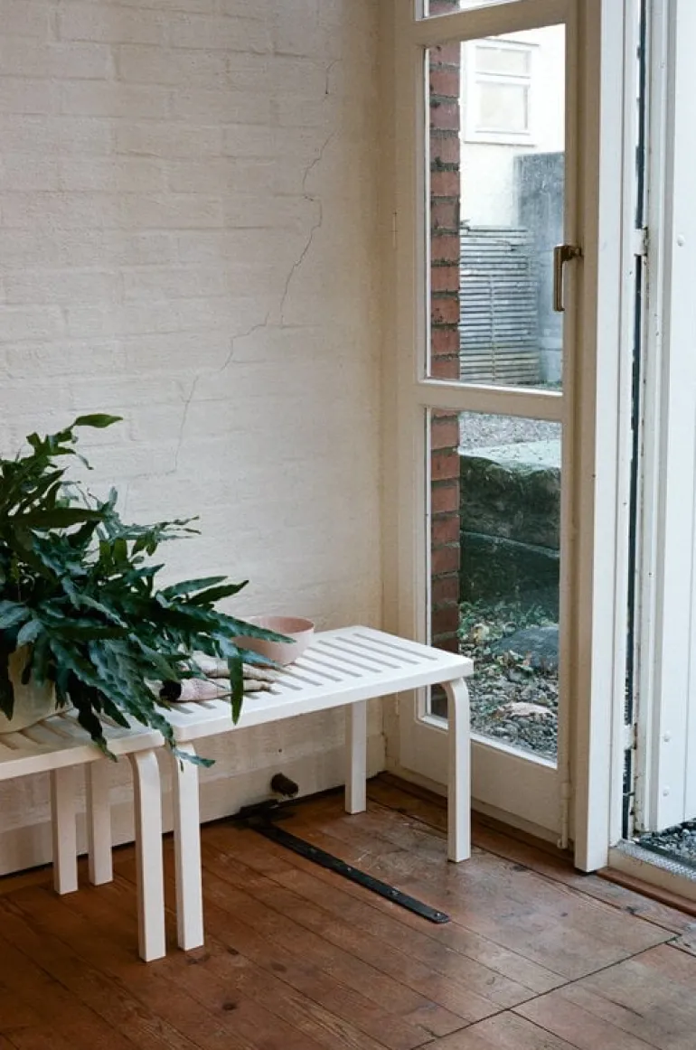 Artek Riihitie blomkruka A, stor, vitglansig