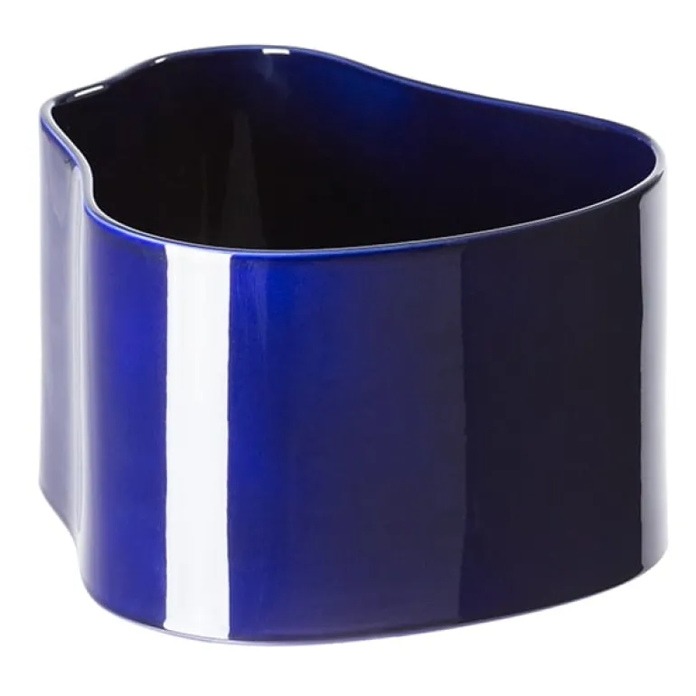 Artek Riihitie blomkruka A, stor, blåglansig