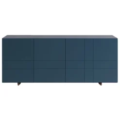 Asplund Kilt förvaringsmöbel, 137 cm, djupblå - rökt ek