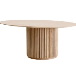 Asplund Palais Ovale soffbord, vitbetsad ek