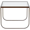 Asplund Tati soffbord 63,5 cm, högt, brons - transparent glas