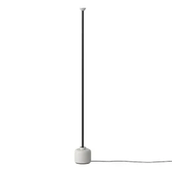 Astep Model 1095 golvlampa, 185 cm, svart - vit