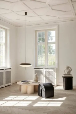 Astep Model 2065 pendellampa, svartvit - svart