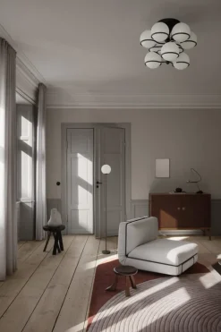 Astep Model 2042/9 taklampa, 20 cm, champagne