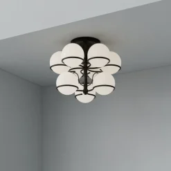 Astep Model 2042/9 taklampa, 20 cm, svart