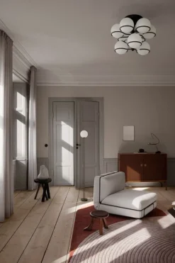 Astep Model 2042/9 taklampa, 20 cm, svart