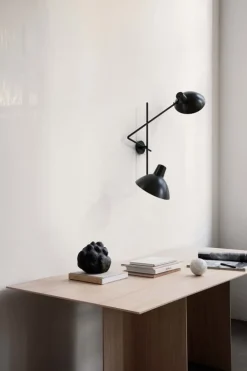 Astep VV Cinquanta Twin vägglampa, svart