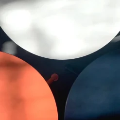 Atelier Sandemar Oona sidobord, svartblå