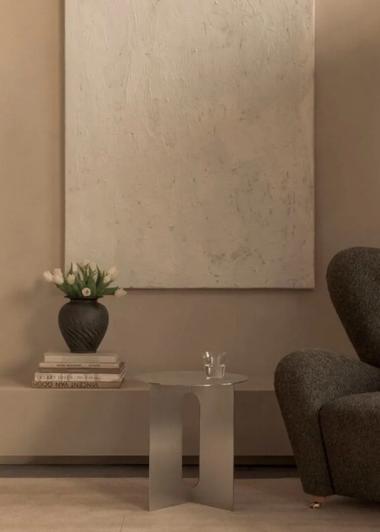 Audo Copenhagen Androgyne sidobord, 40 cm, stål