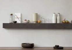 Audo Copenhagen Bottle Grinder, 2 delar, keramik, sand - valnöt