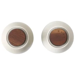 Audo Copenhagen Bottle Grinder, 2 delar, keramik, sand - valnöt