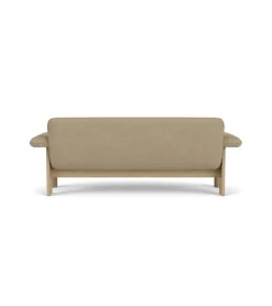 Audo Copenhagen Brasilia soffa, 2-sits, mörkbetsad ek - Bouclé 02