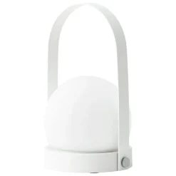 Audo Copenhagen Carrie bärbar bordlampa, utomhus, vit