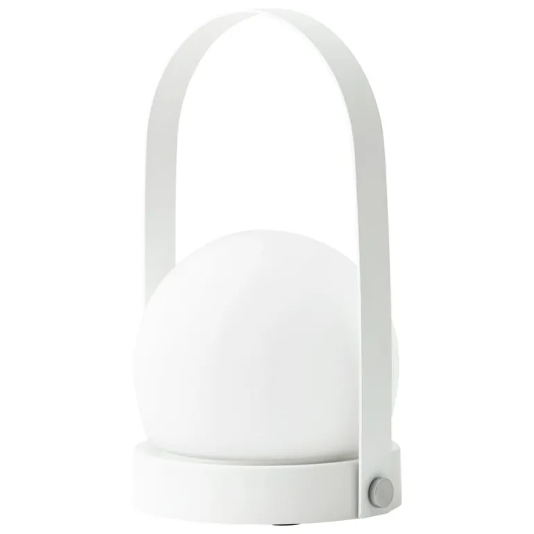 Audo Copenhagen Carrie bärbar bordlampa, utomhus, vit