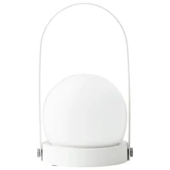 Audo Copenhagen Carrie bärbar bordlampa, utomhus, vit