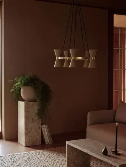 Audo Copenhagen Clip ljusstake, mässing