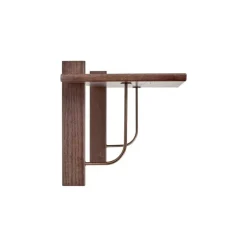 Audo Copenhagen Corbel hylla, stor, mörkbetsad ek