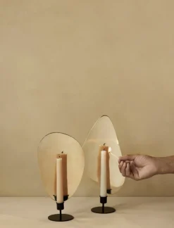 Audo Copenhagen Flambeau ljusstake, 34 cm, svart - mässing