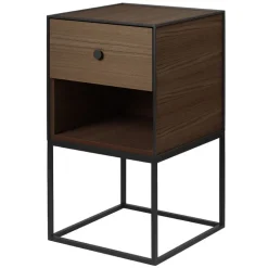 Audo Copenhagen Frame 35 sidobord med 1 låda, rökt ek