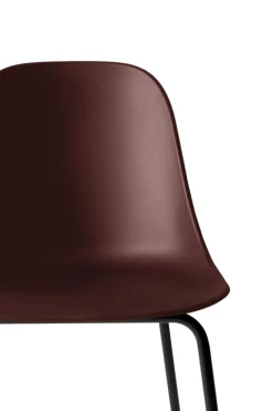 Audo Copenhagen Harbour barstol 73 cm, röd - svart stål