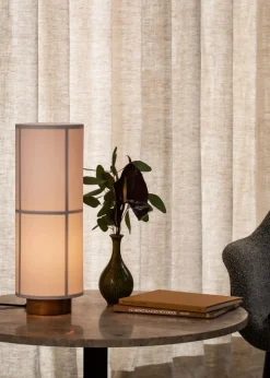 Audo Copenhagen Harbour Column matbord, 60 cm, svart bas - Eztremoz-marmor