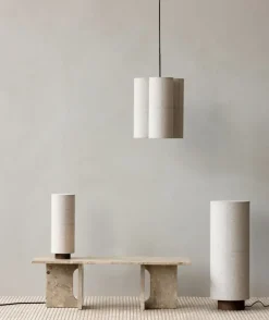 Audo Copenhagen Hashira bordslampa, rå linne