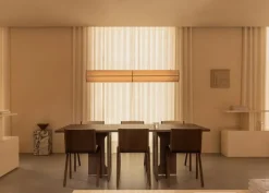 Audo Copenhagen Hashira Linear pendellampa, rå linne