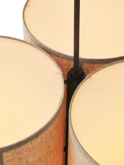 Audo Copenhagen Hashira taklampa, kluster, stor, rå linne